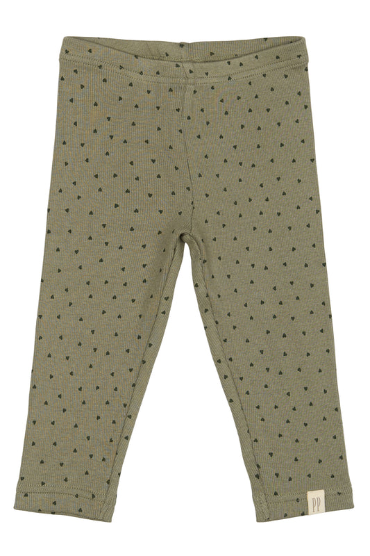 Petit Piao Leggings mit Herzmuster