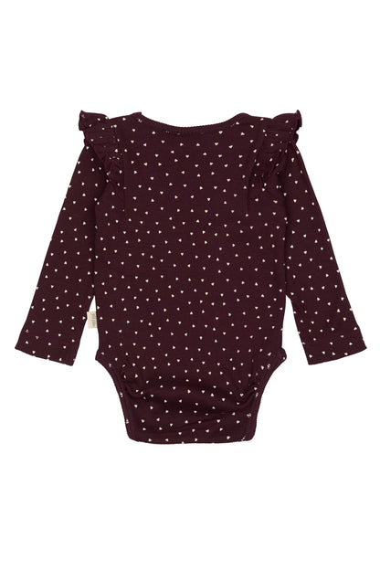 Petit Piao Body mit Herzmuster