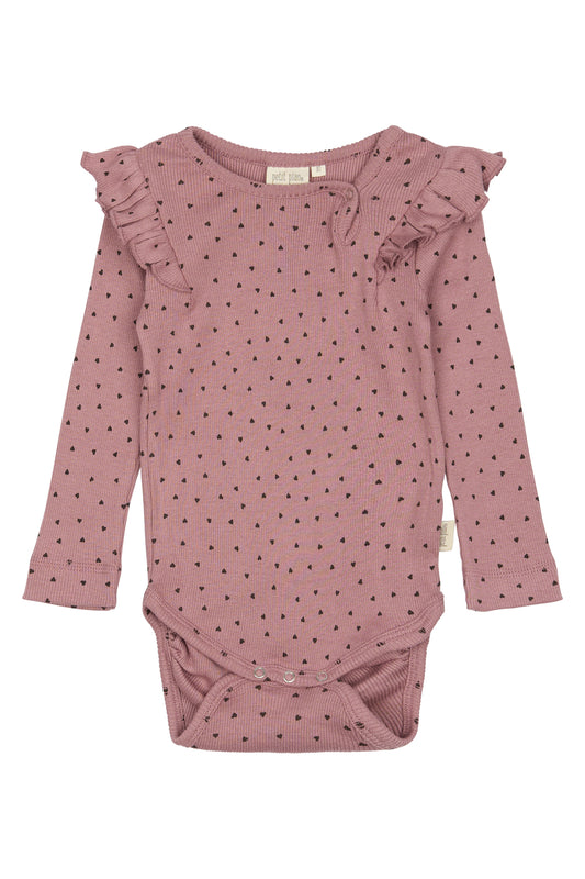 Petit Piao Body mit Herzmuster