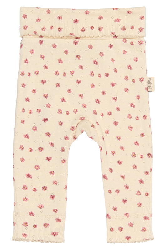 Petit Piao Dia Leggings mit Pointelle Muster