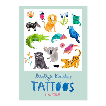 Frau Ottilie Tattoo "Wilde Tiere"