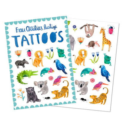 Frau Ottilie Tattoo "Wilde Tiere"