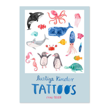 Frau Ottilie Tattoo "Wildes Meer"