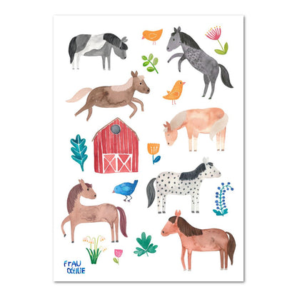 Frau Ottilie Tattoo "Pferde & Ponys"