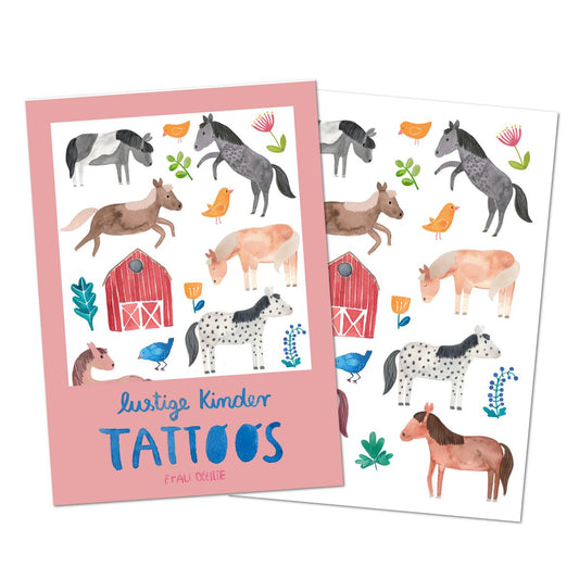 Frau Ottilie Tattoo "Pferde & Ponys"
