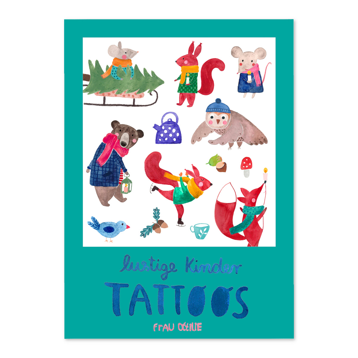 Frau Ottilie Tattoo "Winter & Weihnachten"