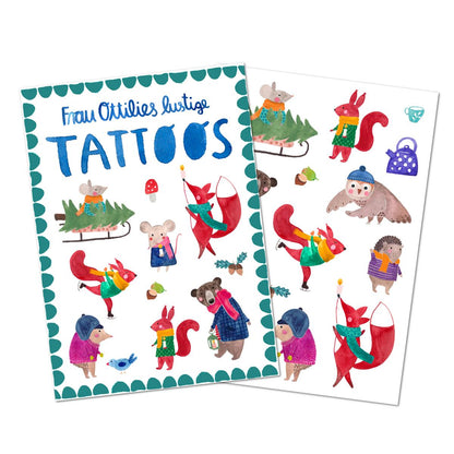 Frau Ottilie Tattoo "Winter & Weihnachten"