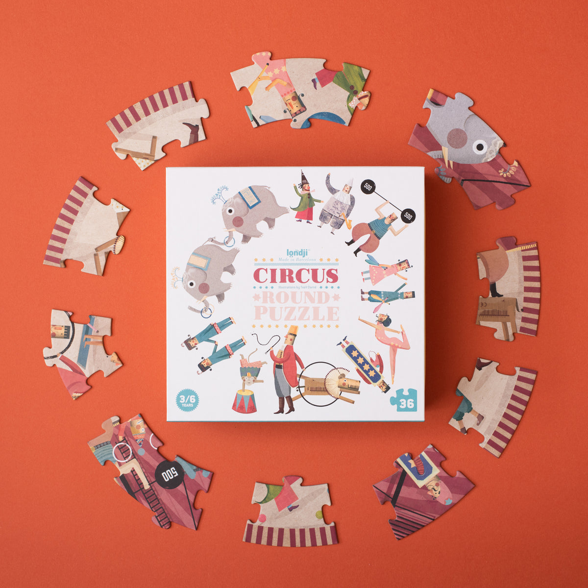 Londji Puzzle "Circus Round"