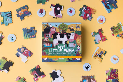 Londji Pocket Puzzle My little Farm