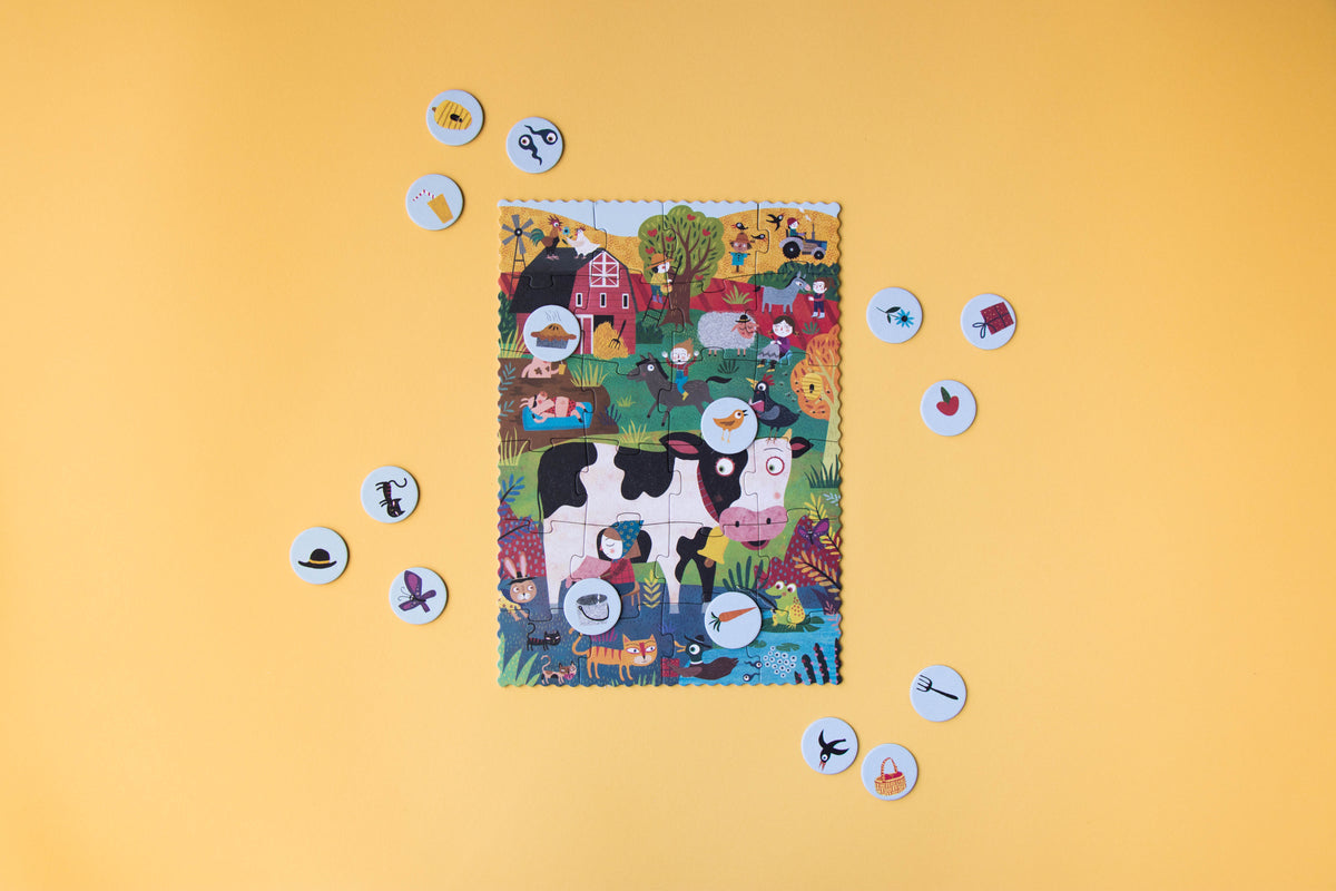 Londji Pocket Puzzle My little Farm