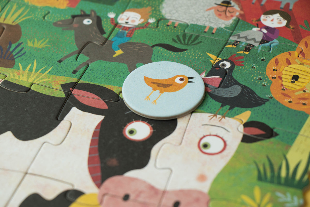 Londji Pocket Puzzle My little Farm