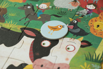 Londji Pocket Puzzle My little Farm
