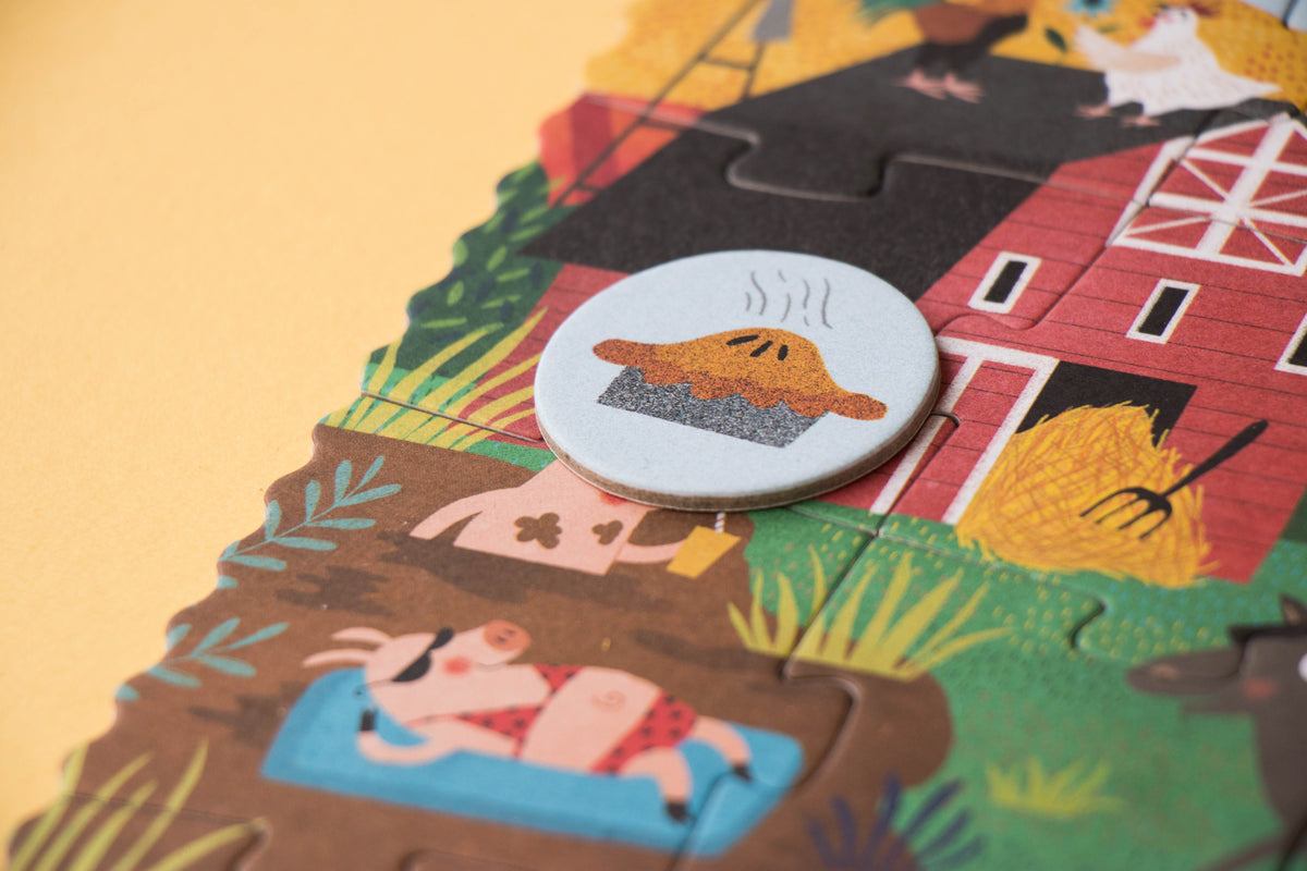 Londji Pocket Puzzle My little Farm