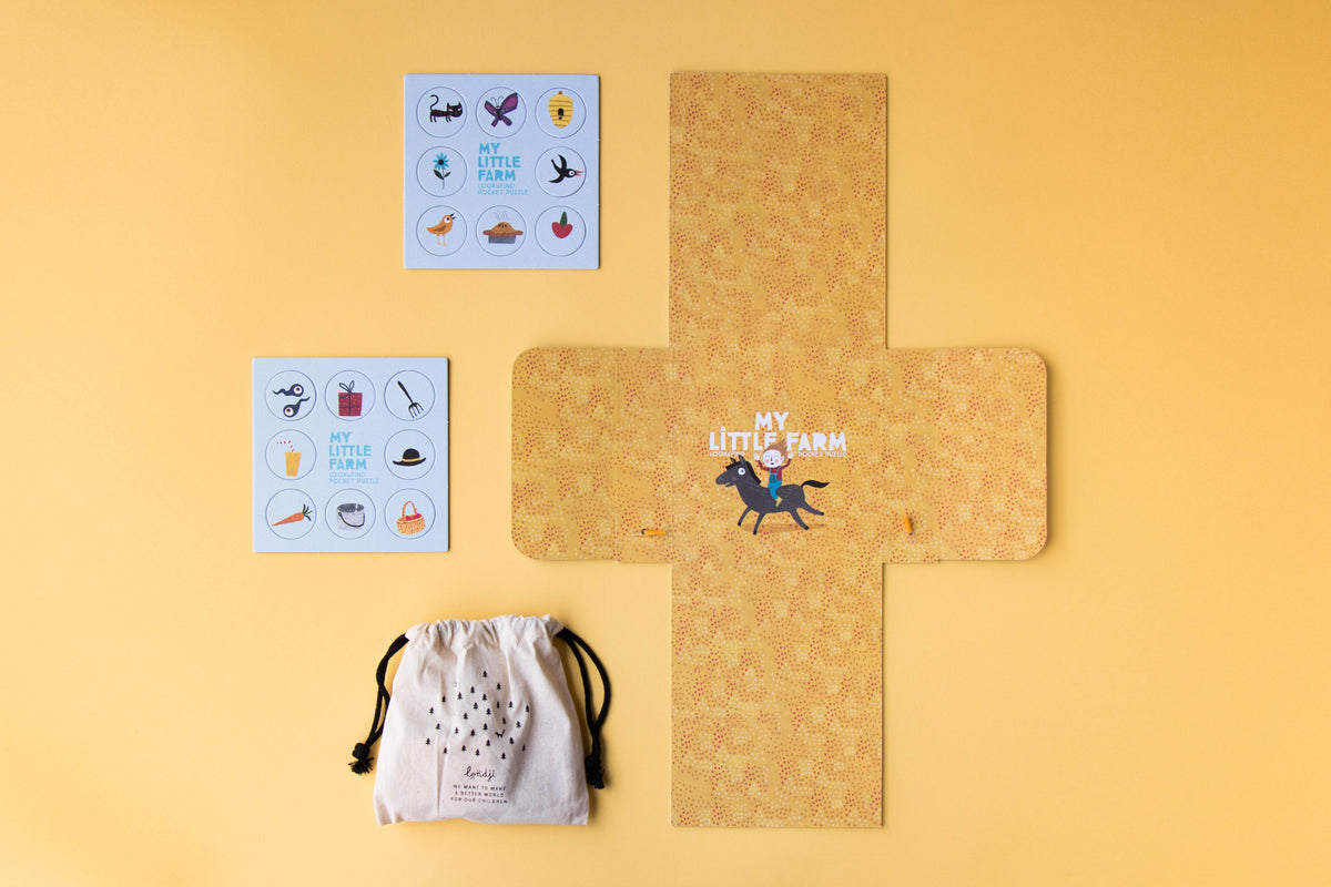 Londji Pocket Puzzle My little Farm