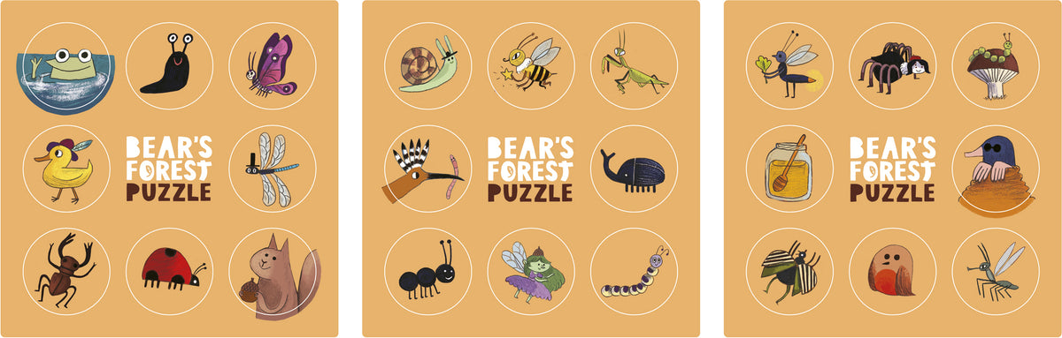 Londji Puzzle Bear's forest