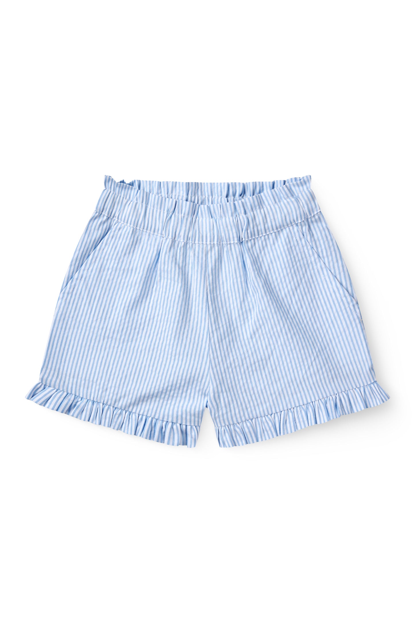 Copenhagen Colors Seersucker Shorts mit Rüschen