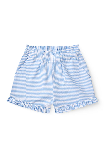 Copenhagen Colors Seersucker Shorts mit Rüschen