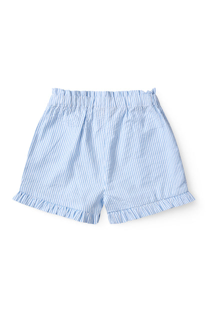 Copenhagen Colors Seersucker Shorts mit Rüschen