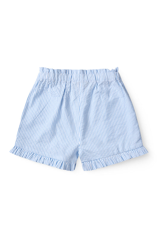 Copenhagen Colors Seersucker Shorts mit Rüschen