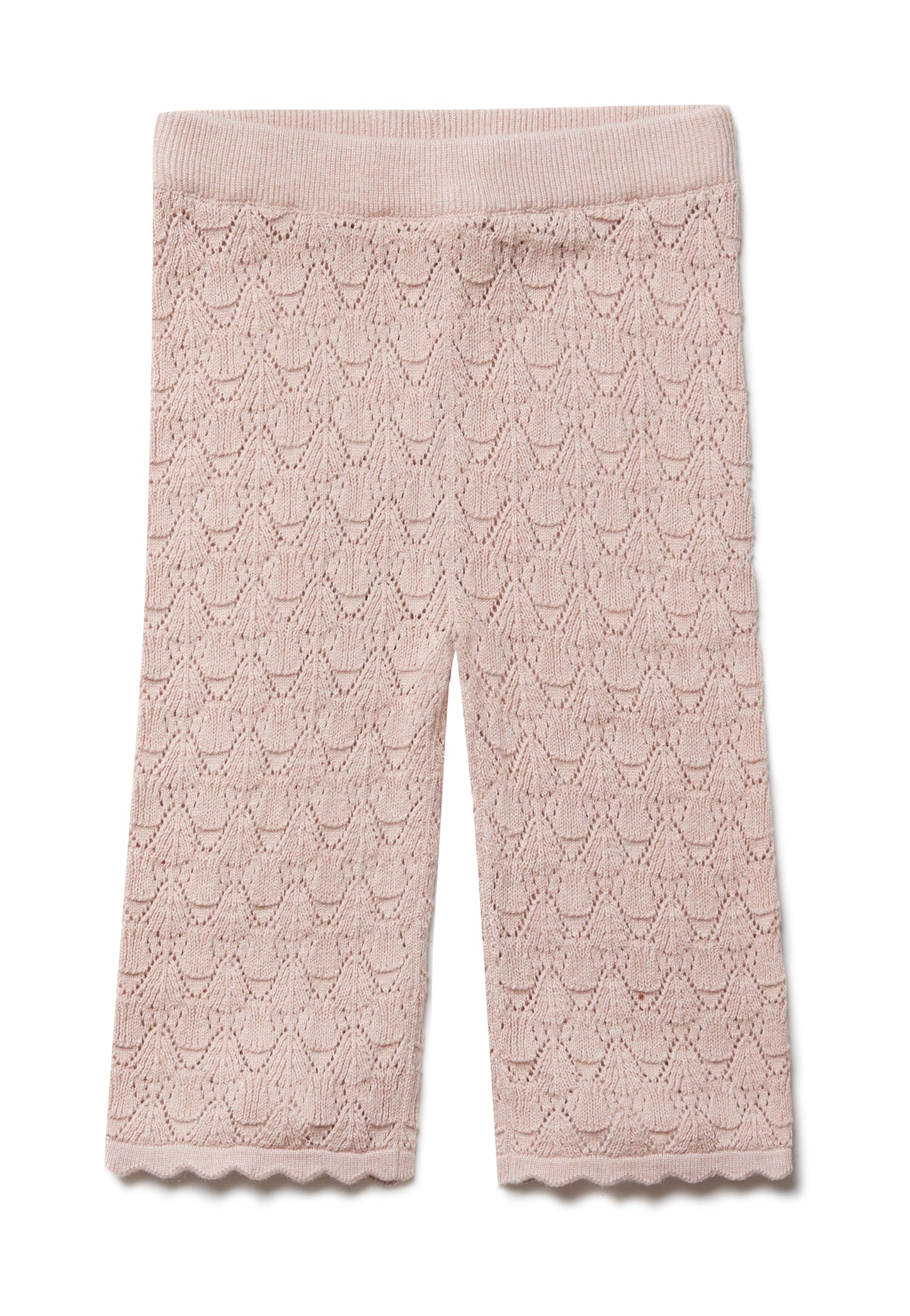 Puri Organic Hose aus Ajourstrick