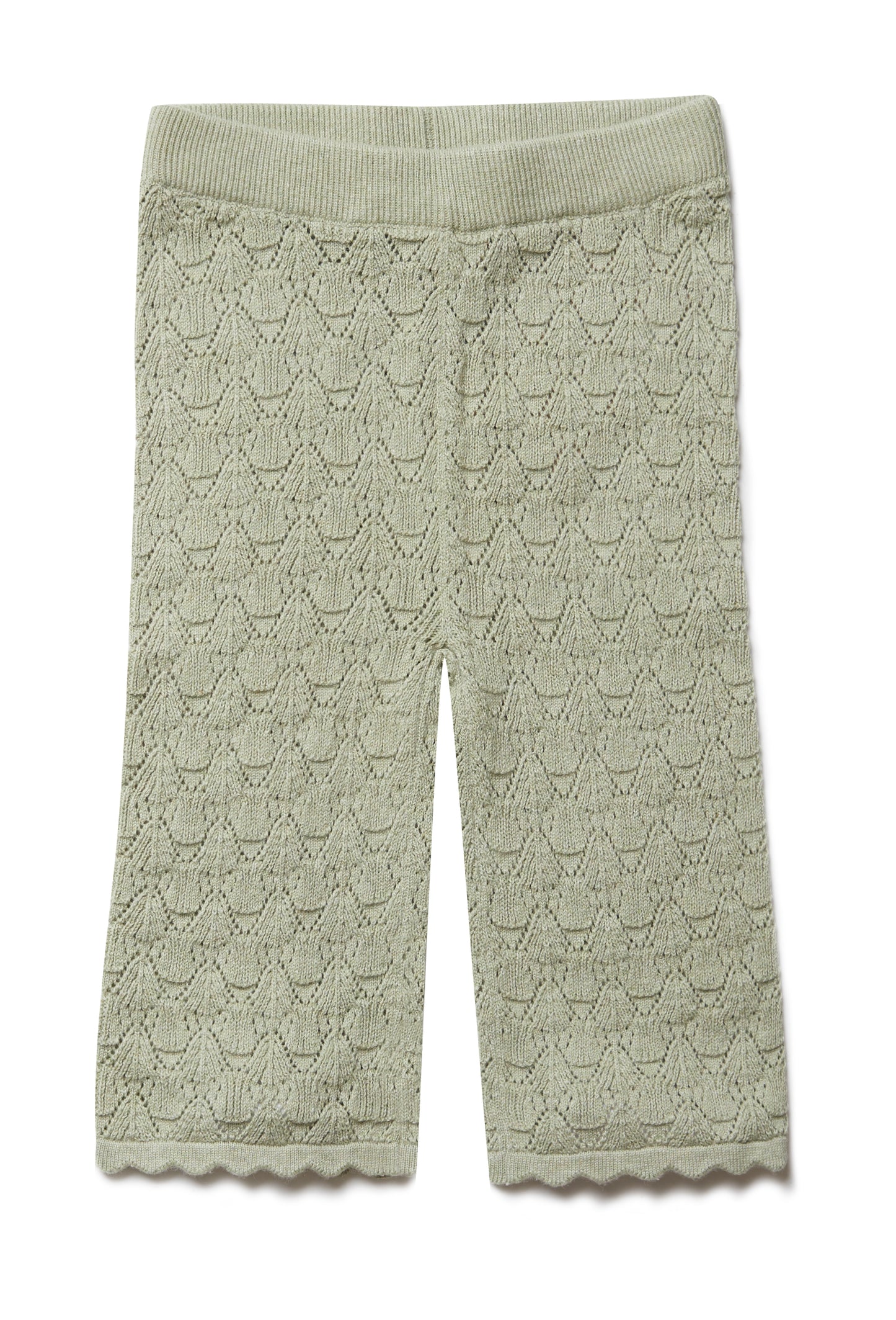 Puri Organic Hose aus Ajourstrick