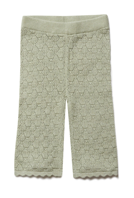 Puri Organic Hose aus Ajourstrick