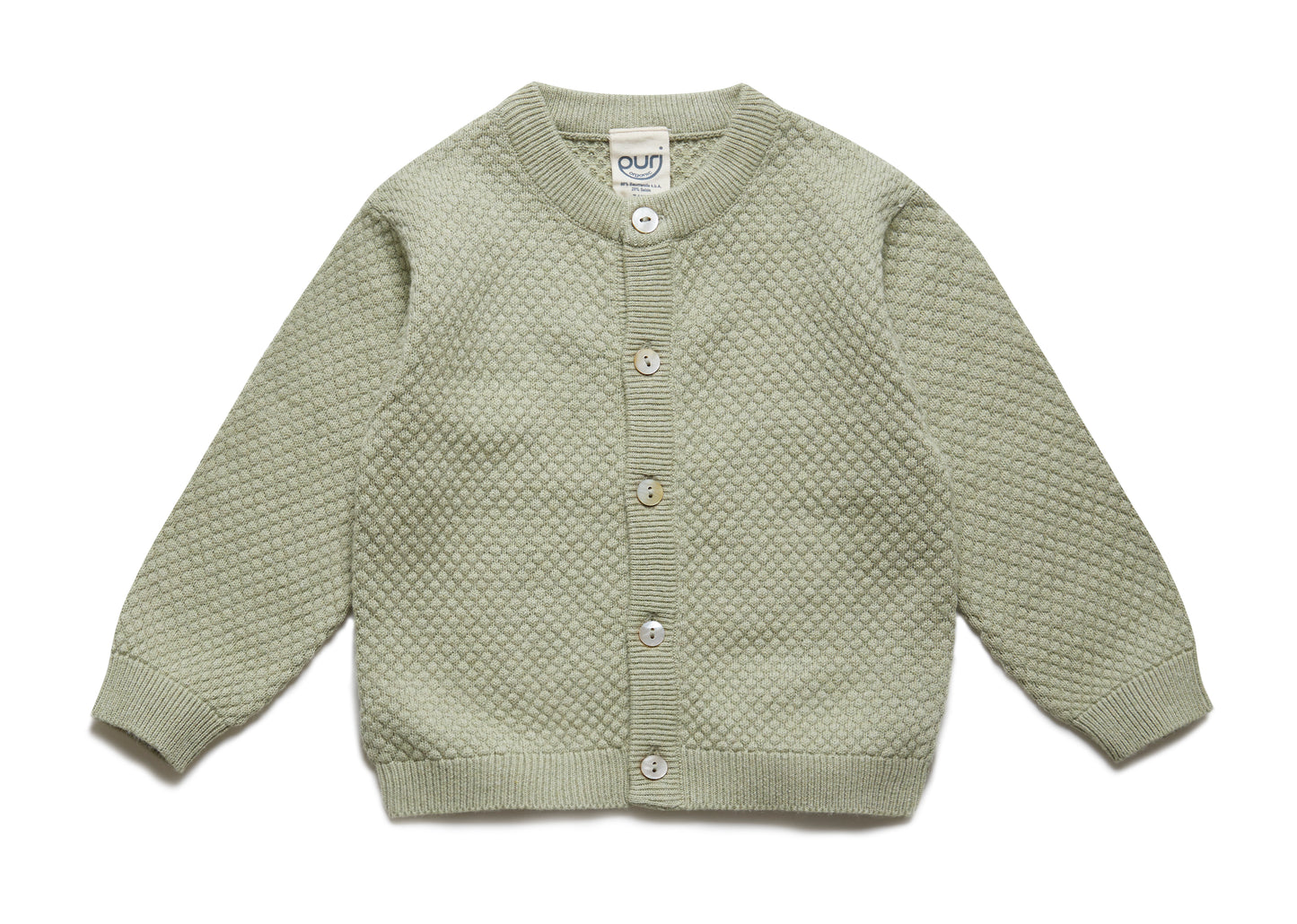 Puri Organic Strickjacke Popcorn