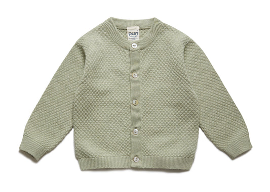 Puri Organic Strickjacke Popcorn