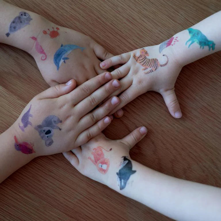 Frau Ottilie Tattoo "Wilde Tiere"