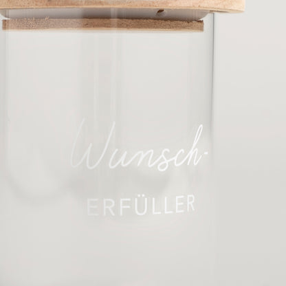 Eulenschnitt Vorratsglas "Wunscherfüller"