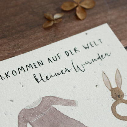 Heylittlegreen Postkarte "Kleines Wunder- Mädchen"