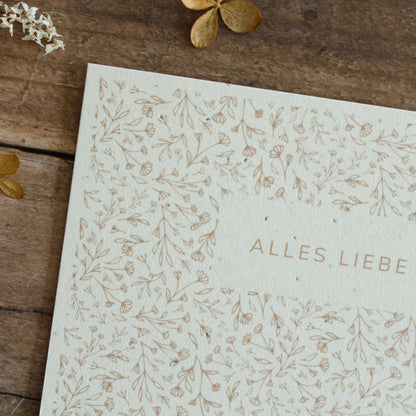 Heylittlegreen Postkarte "Blütenzweigchen"