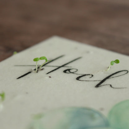 Heylittlegreen Postkarte "Hoch sollst Du leben!"