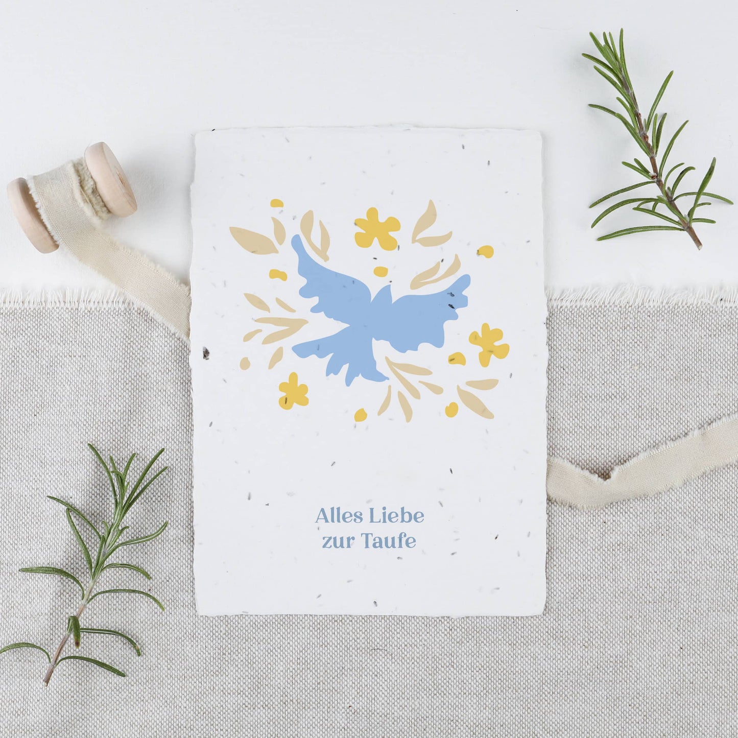 Heylittlegreen Postkarte "Alles Liebe zur Taufe"