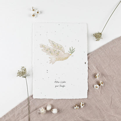 Heylittlegreen Postkarte "Friedenstaube"