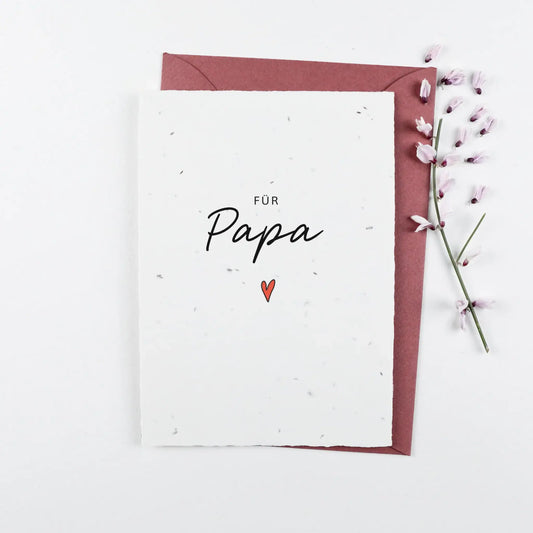 Heylittlegreen Postkarte "Für Papa"
