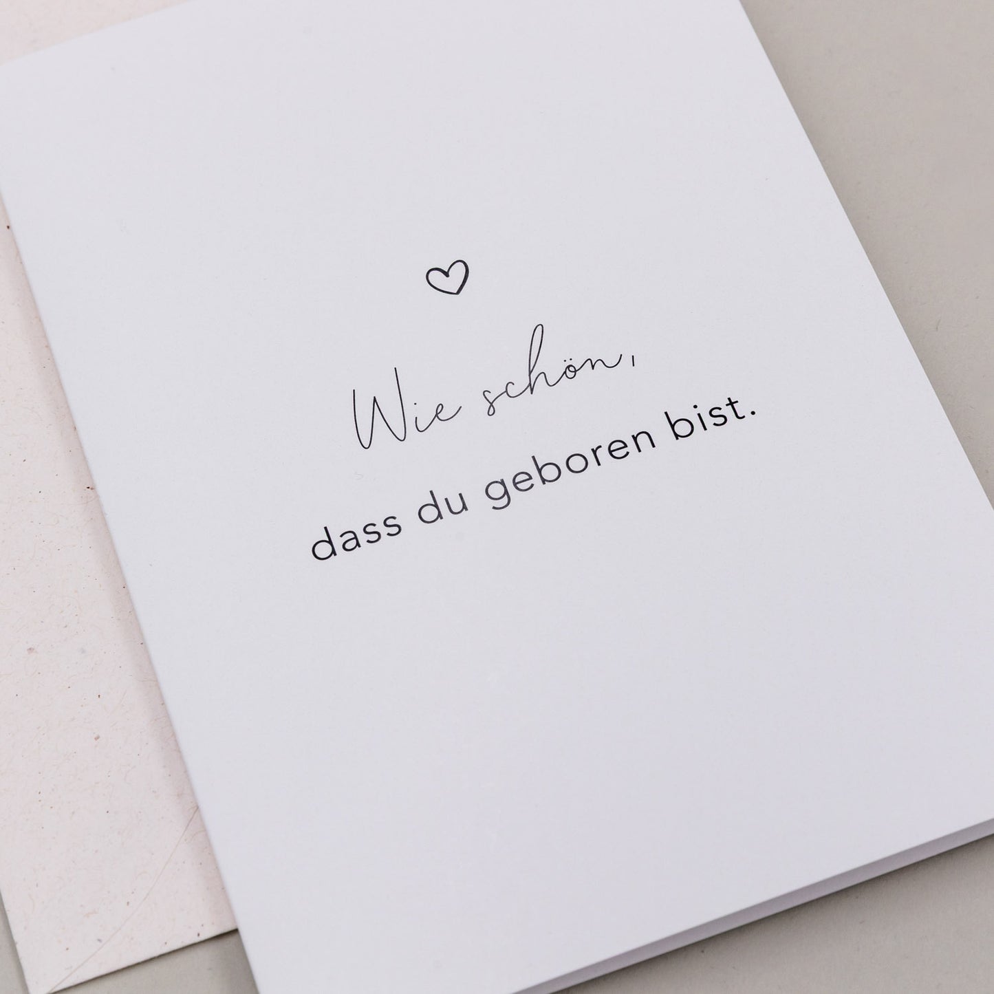 Eulenschnitt Klappkarte "Wie schön"