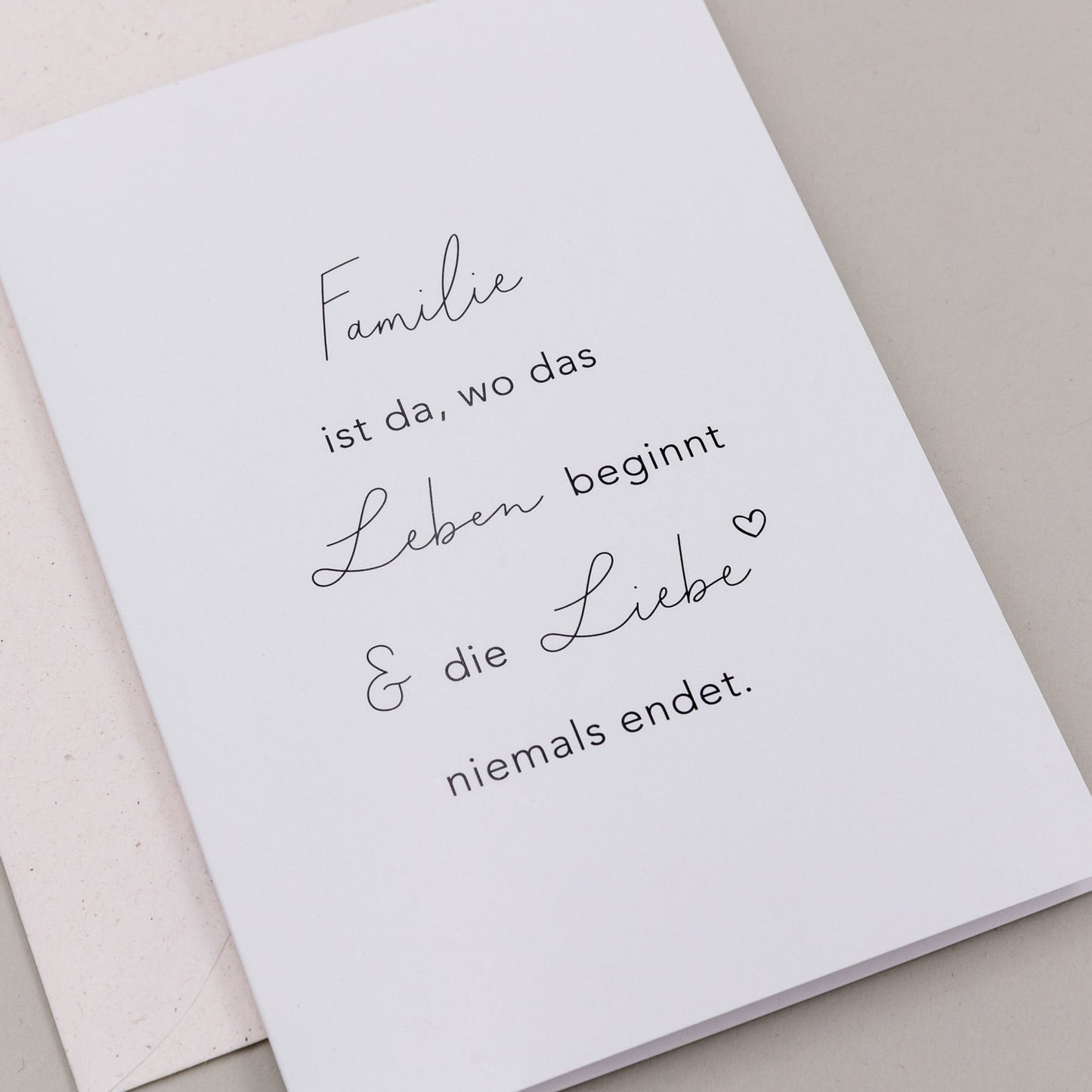 Eulenschnitt Klappkarte "Familie"