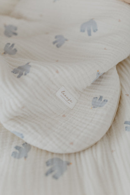 Leevje Großes Musselintuch "Birds"