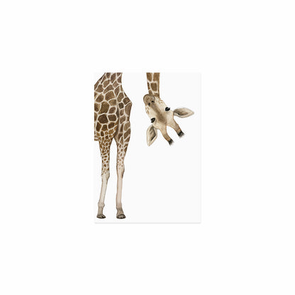 Eulenschnitt Postkarte "Giraffe"