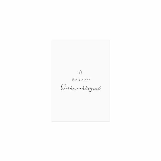 Eulenschnitt Postkarte "Weihnachtsgrüße"