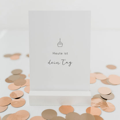 Eulenschnitt Postkarte "Dein Tag"