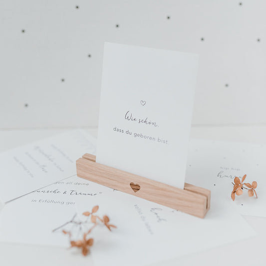 Eulenschnitt Postkarte "Wie schön"