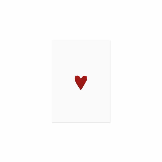 Eulenschnitt Postkarte "Heart"