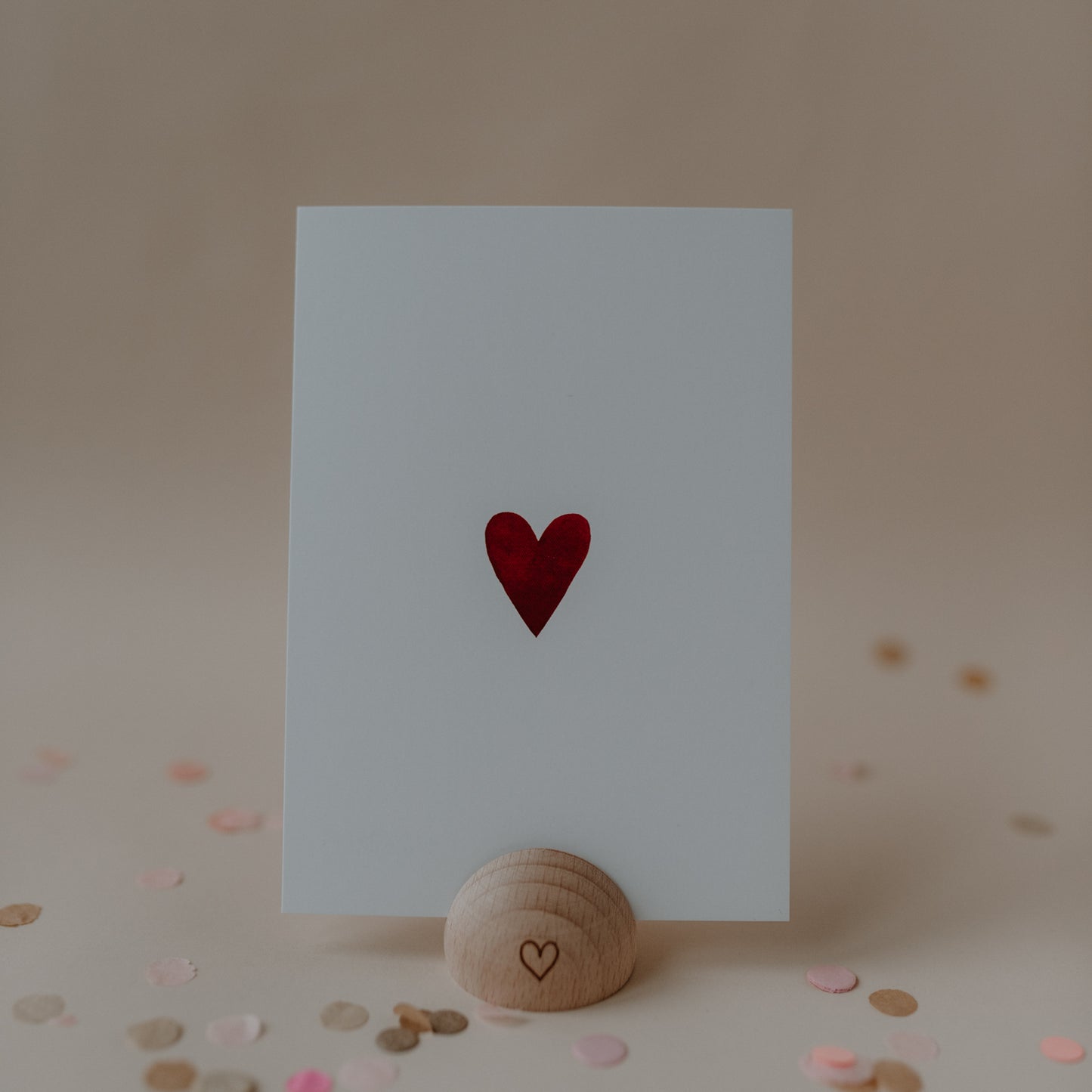 Eulenschnitt Postkarte "Heart"