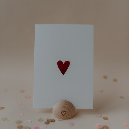 Eulenschnitt Postkarte "Heart"