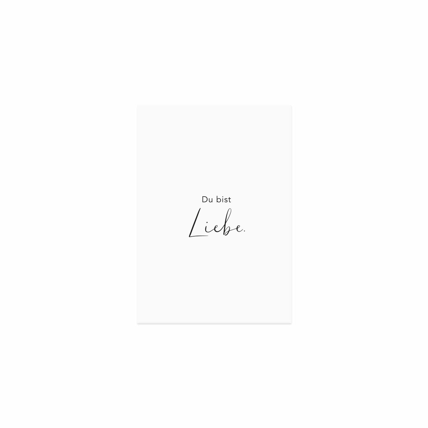 Eulenschnitt Postkarte "Liebe"