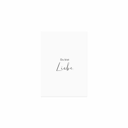Eulenschnitt Postkarte "Liebe"