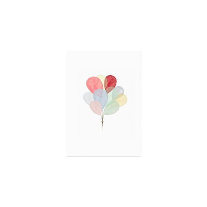 Eulenschnitt Postkarte "Balloons"