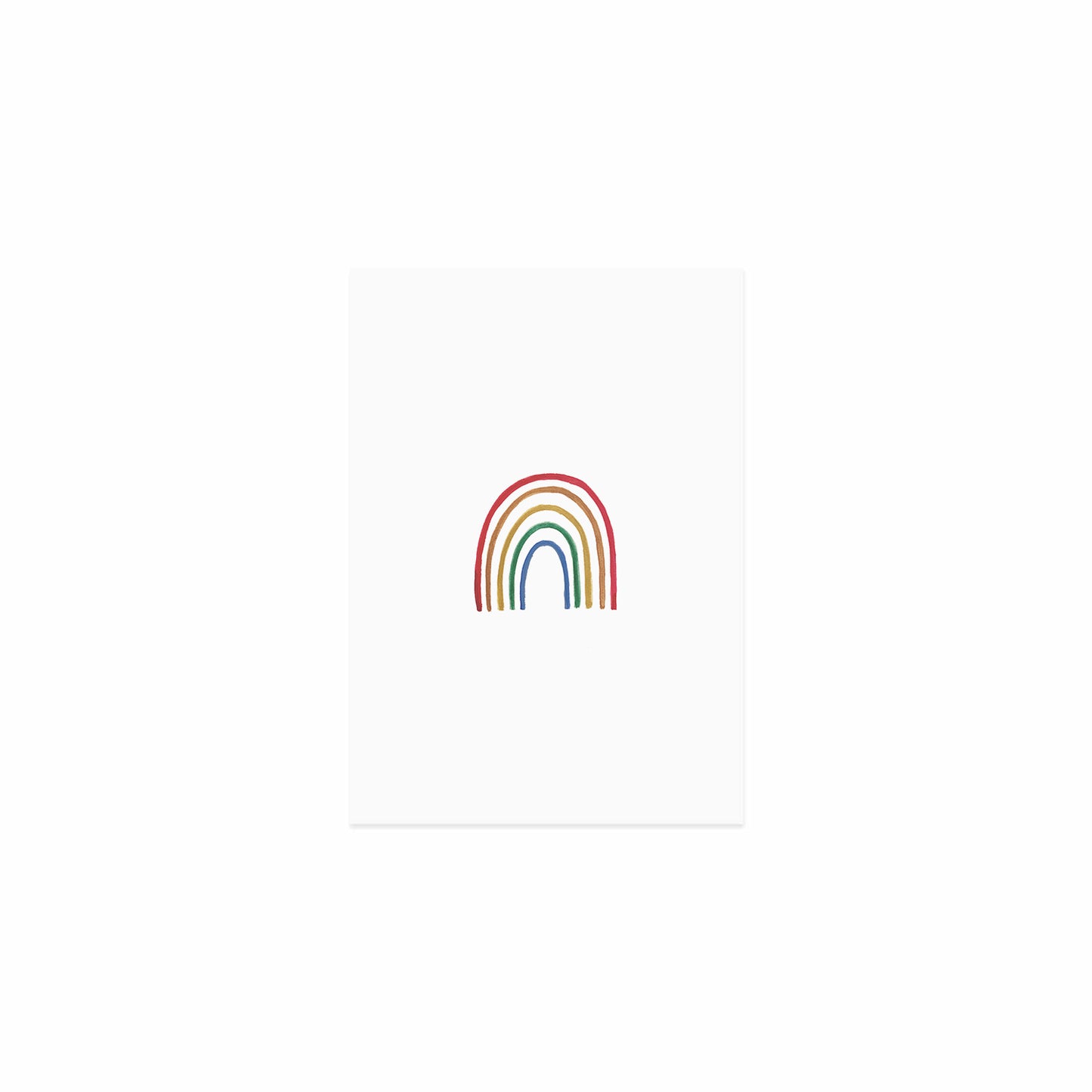 Eulenschnitt Postkarte "Rainbow"